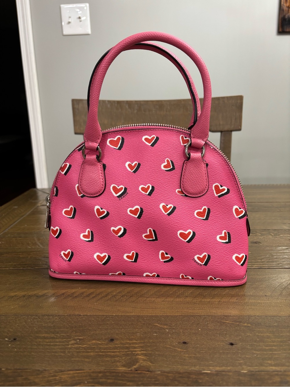 Coach Mini Cora Domed Satchel - Picture 2 of 12